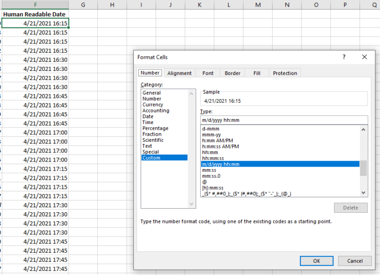 Excel Convert Unix Timestamp To Readable Date Time